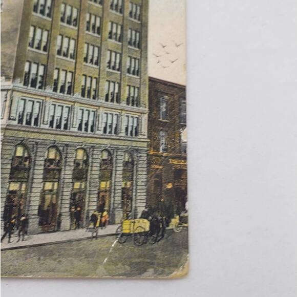 C1911 Portland Oregon Wells Fargo Building Antique Postcard - Picture 7 of 12